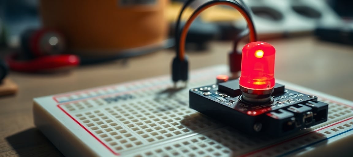 ⏱️ Premier sketch pour timer : circuit LED clignotant
