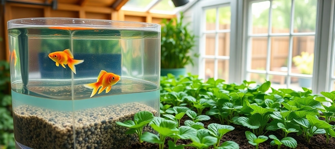 Démarrer un système aquaponique chez soi : guide débutant complet
