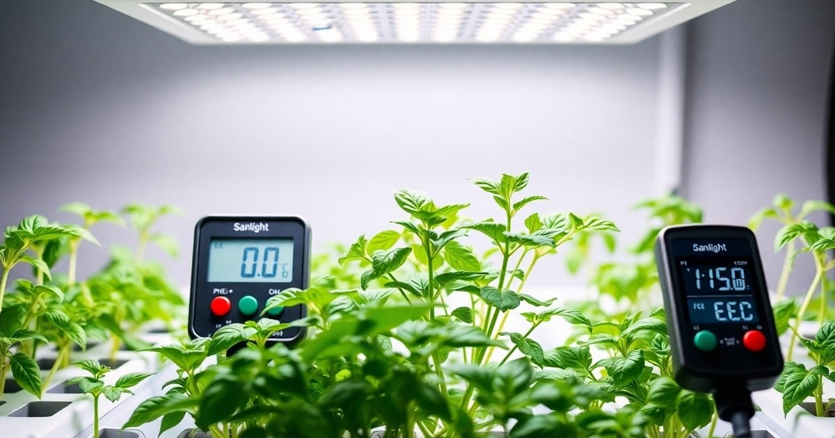 💧 Paramètres de culture : pH, EC et éclairage optimaux