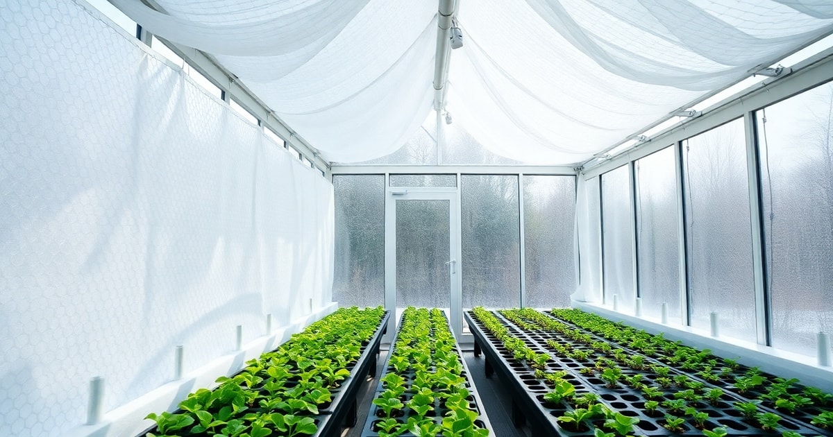 Hydroponie dans une véranda froide en hiver : maintenir la production