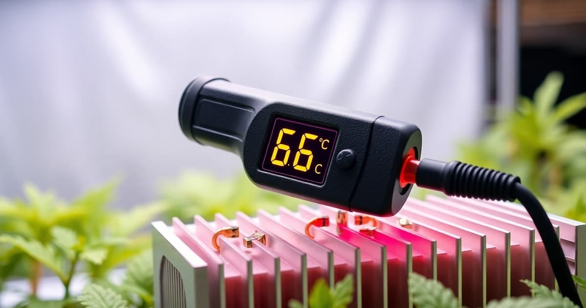 LED horticole qui chauffe trop : ventilation et refroidissement